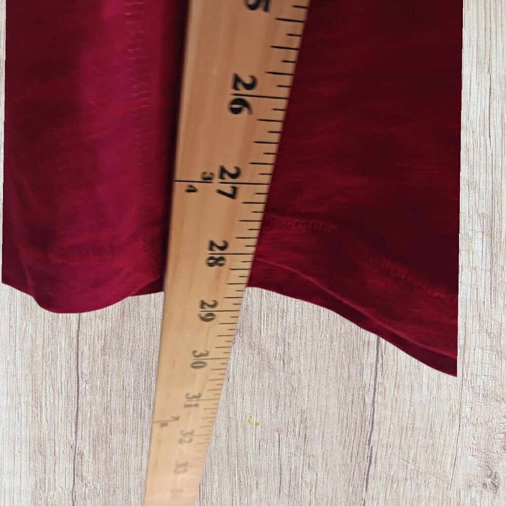 I-N-C canyon Red Men Tee With Grommet Detail & Zipper Pocket Size Large - Picture 8 of 10